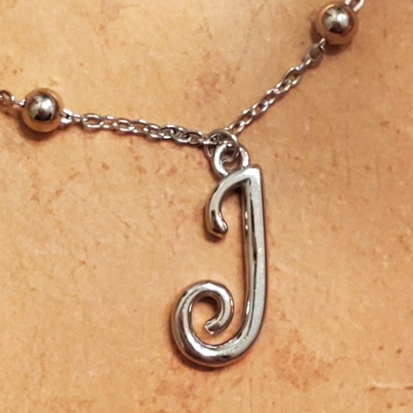 NEW Sterling "J" Anklet or Bracelet - Picture 2 of 4